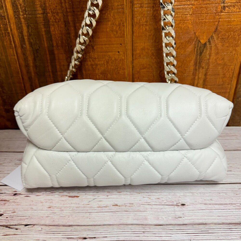 JASON WU Kin Quilted Leather Small Shoulder Bag - White - Picture 3 of 6
